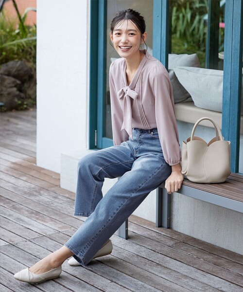 リボンタイブラウス（シャツ/ブラウス）｜Tiaclasse（ティアクラッセ）