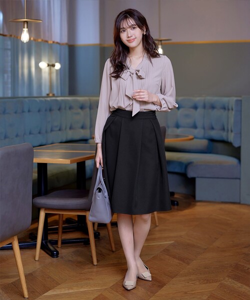 リボンタイブラウス（シャツ/ブラウス）｜Tiaclasse（ティアクラッセ）