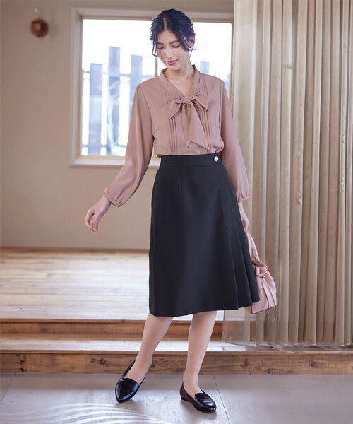 リボンタイブラウス（シャツ/ブラウス）｜Tiaclasse（ティアクラッセ）