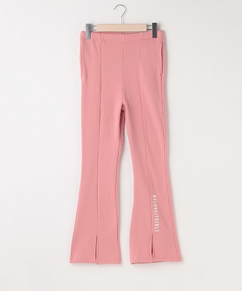 by LOVEiT(バイラビット)の「裏シャギーフレアレギパン(その他パンツ・キッズ・ピンク/ブラック/グリーン/ブルー・150cm/130cm/120cm/140cm/160cm)」の4枚目の写真
