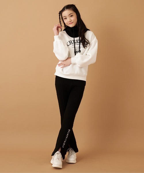 by LOVEiT(バイラビット)の「裏シャギーフレアレギパン(その他パンツ・キッズ・ピンク/ブラック/グリーン/ブルー・150cm/130cm/120cm/140cm/160cm)」の2枚目の写真