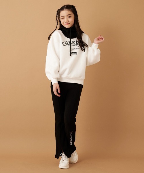 by LOVEiT(バイラビット)の「裏シャギーフレアレギパン(その他パンツ・キッズ・ピンク/ブラック/グリーン/ブルー・150cm/130cm/120cm/140cm/160cm)」の5枚目の写真