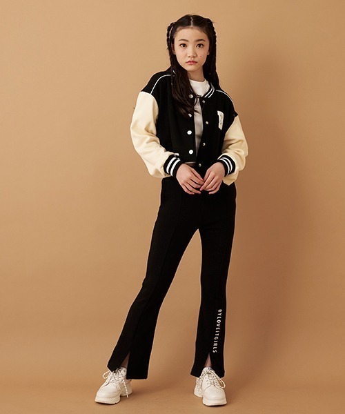 by LOVEiT(バイラビット)の「裏シャギーフレアレギパン(その他パンツ・キッズ・ピンク/ブラック/グリーン/ブルー・150cm/130cm/120cm/140cm/160cm)」の6枚目の写真