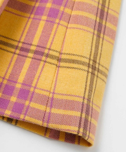 X-girl（エックスガール）の「PLAID PLEATED MINI SKIRT（スカート・レディース・ホワイト/グリーン/イエロー・S/M）」の9枚目の写真