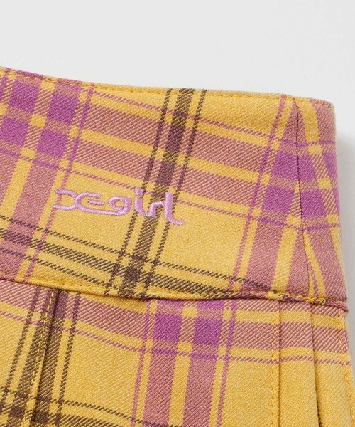 X-girl（エックスガール）の「PLAID PLEATED MINI SKIRT（スカート・レディース・ホワイト/グリーン/イエロー・S/M）」の14枚目の写真
