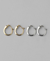〈VATSURICA〉silver 925 / 金属アレルギー対応 / ニュアンス フープ ピアス2