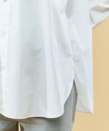 ギャルリーヴィ◆ノーブルコットン バンドカラーシャツ ブラウス　長袖　日本製 ギャルリーヴィ◇ノーブルコットン バンドカラーシャツ ブラウス
