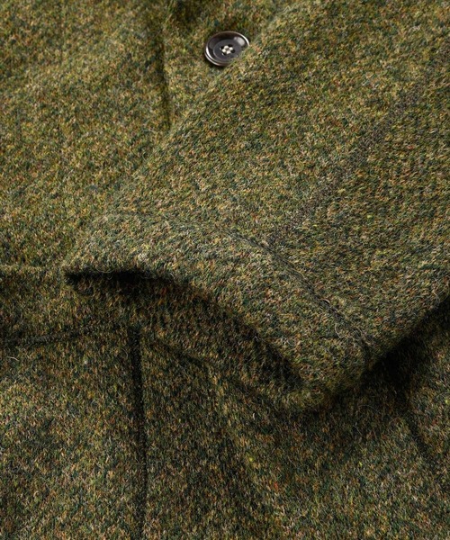 45R（フォーティファイブアール）の「シェットランドツイードニットのジャケット（サイズ1～3）（テーラードジャケット・レディース・チャコールグレー/ベージュ系/グリーン系・SMALL/MEDIUM/LARGE）」の16枚目の写真