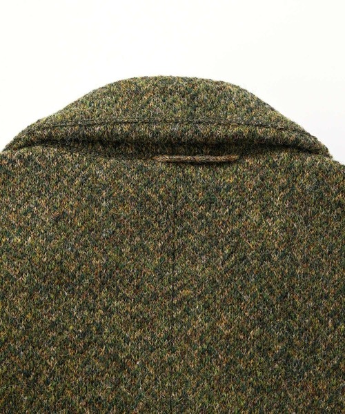 45R（フォーティファイブアール）の「シェットランドツイードニットのジャケット（サイズ1～3）（テーラードジャケット・レディース・チャコールグレー/ベージュ系/グリーン系・SMALL/MEDIUM/LARGE）」の11枚目の写真