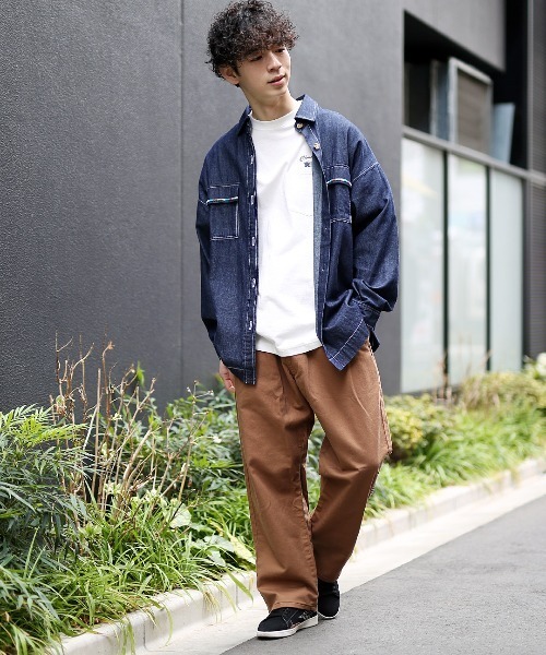 COBMASTER（コブマスター）の「COBMASTER コラボ モアイバックプリントＴシャツ【ユニセックス】（Tシャツ/カットソー・メンズ・ホワイト/グリーン・MEDIUM/LARGE）」の3枚目の写真