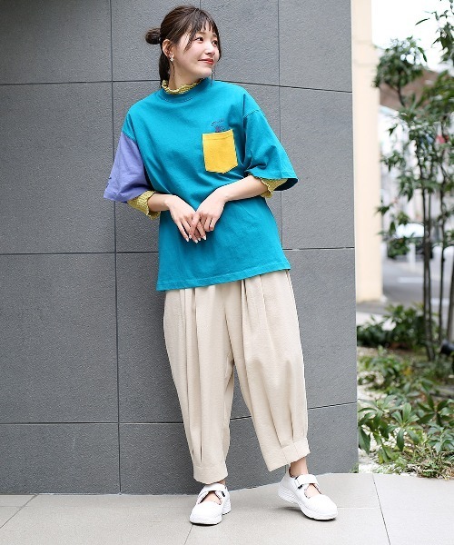 COBMASTER（コブマスター）の「COBMASTER コラボ モアイバックプリントＴシャツ【ユニセックス】（Tシャツ/カットソー・メンズ・ホワイト/グリーン・MEDIUM/LARGE）」の15枚目の写真