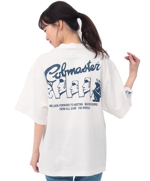 COBMASTER（コブマスター）の「COBMASTER コラボ モアイバックプリントＴシャツ【ユニセックス】（Tシャツ/カットソー・メンズ・ホワイト/グリーン・MEDIUM/LARGE）」の18枚目の写真