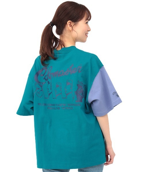 COBMASTER（コブマスター）の「COBMASTER コラボ モアイバックプリントＴシャツ【ユニセックス】（Tシャツ/カットソー・メンズ・ホワイト/グリーン・MEDIUM/LARGE）」の19枚目の写真