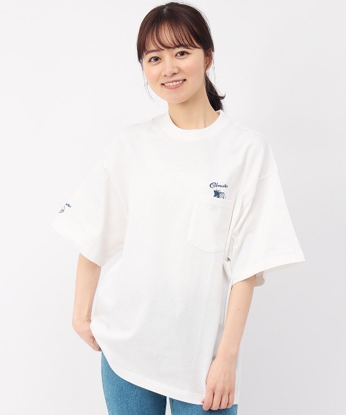 COBMASTER（コブマスター）の「COBMASTER コラボ モアイバックプリントＴシャツ【ユニセックス】（Tシャツ/カットソー・メンズ・ホワイト/グリーン・MEDIUM/LARGE）」の20枚目の写真