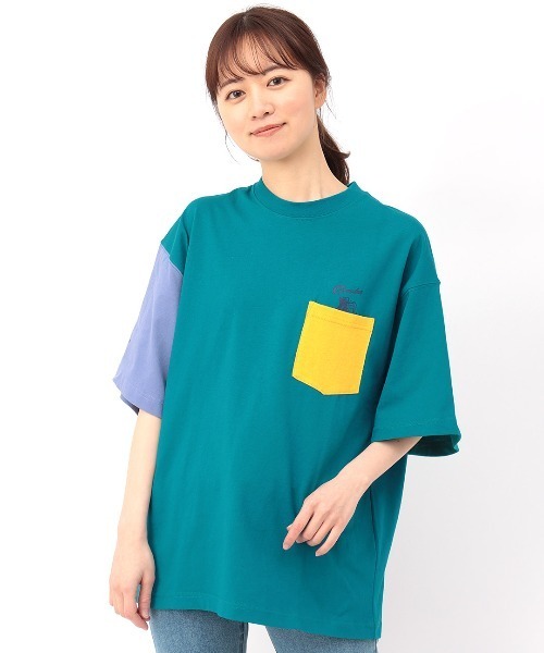 COBMASTER（コブマスター）の「COBMASTER コラボ モアイバックプリントＴシャツ【ユニセックス】（Tシャツ/カットソー・メンズ・ホワイト/グリーン・MEDIUM/LARGE）」の21枚目の写真