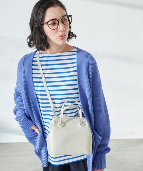 green label relaxing(グリーンレーベルリラクシング)の「クラシック ボックス ガマグチ 2WAYバッグ(ショルダーバッグ・レディース・ブラック/ピンク/ライム/クリーム/モカ・FREE)」の10枚目の写真