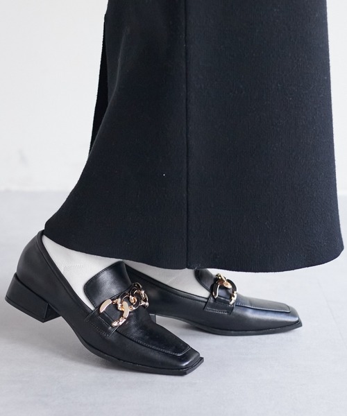 DISCOAT（ディスコート）の「《S〜Lサイズ》チェーンローファー（ローファー・レディース・ベージュ/アイボリー/ブラック・SMALL/MEDIUM/LARGE）」の11枚目の写真