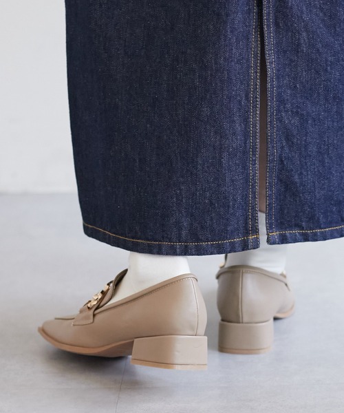 DISCOAT（ディスコート）の「《S〜Lサイズ》チェーンローファー（ローファー・レディース・ベージュ/アイボリー/ブラック・SMALL/MEDIUM/LARGE）」の8枚目の写真