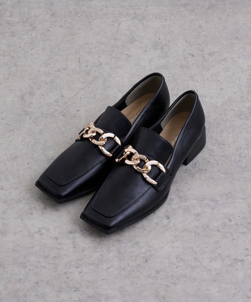 DISCOAT（ディスコート）の「《S〜Lサイズ》チェーンローファー（ローファー・レディース・ベージュ/アイボリー/ブラック・SMALL/MEDIUM/LARGE）」の12枚目の写真