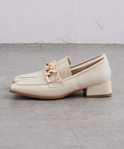 DISCOAT（ディスコート）の「《S〜Lサイズ》チェーンローファー（ローファー・レディース・ベージュ/アイボリー/ブラック・SMALL/MEDIUM/LARGE）」の20枚目の写真