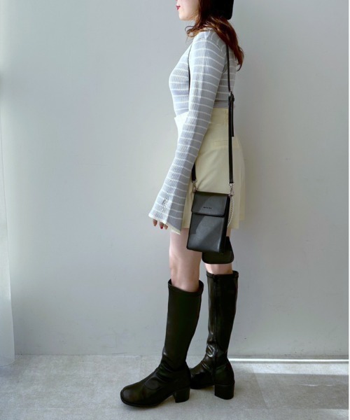 OLIVE des OLIVE（オリーブデオリーブ）の「【WEB限定】リング付きスマホショルダー（ショルダーバッグ・レディース・ピンク/ライム/アイボリー/ブラック・FREE）」の10枚目の写真