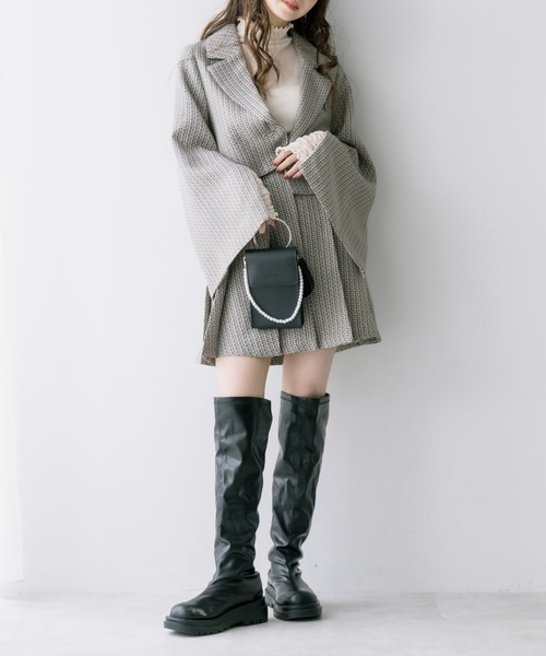 OLIVE des OLIVE（オリーブデオリーブ）の「【WEB限定】リング付きスマホショルダー（ショルダーバッグ・レディース・ピンク/ライム/アイボリー/ブラック・FREE）」の6枚目の写真