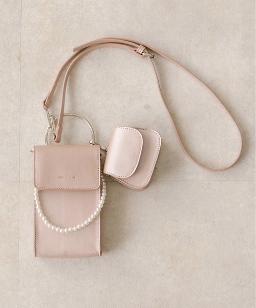 OLIVE des OLIVE（オリーブデオリーブ）の「【WEB限定】リング付きスマホショルダー（ショルダーバッグ・レディース・ピンク/ライム/アイボリー/ブラック・FREE）」の11枚目の写真