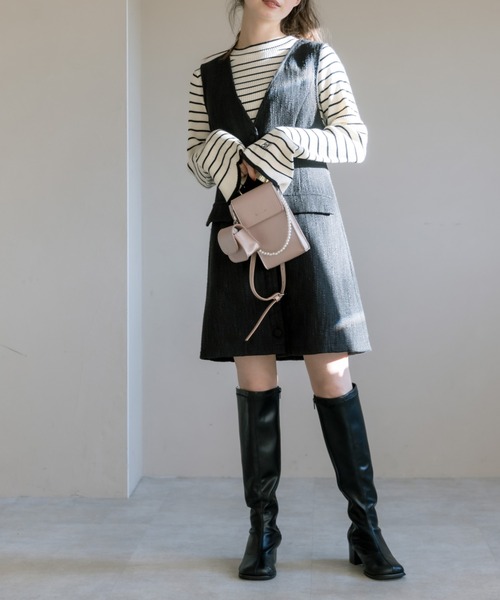 OLIVE des OLIVE（オリーブデオリーブ）の「【WEB限定】リング付きスマホショルダー（ショルダーバッグ・レディース・ピンク/ライム/アイボリー/ブラック・FREE）」の16枚目の写真