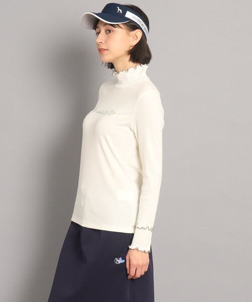 adabat（アダバット）の「メローフリルモックネックプルオーバー（Tシャツ/カットソー・レディース・ブルー/ホワイト/グレー系・38/42/40）」の15枚目の写真