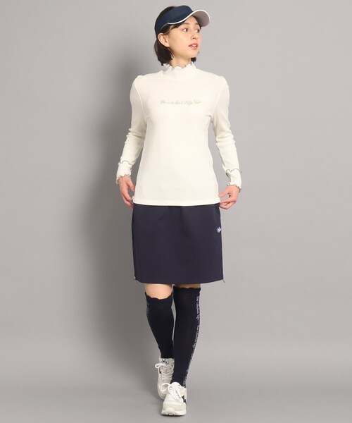 adabat（アダバット）の「メローフリルモックネックプルオーバー（Tシャツ/カットソー・レディース・ブルー/ホワイト/グレー系・38/42/40）」の21枚目の写真