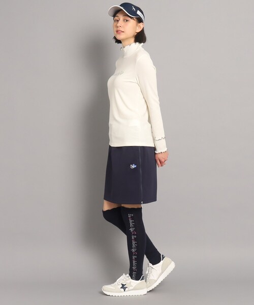 adabat（アダバット）の「メローフリルモックネックプルオーバー（Tシャツ/カットソー・レディース・ブルー/ホワイト/グレー系・38/42/40）」の16枚目の写真