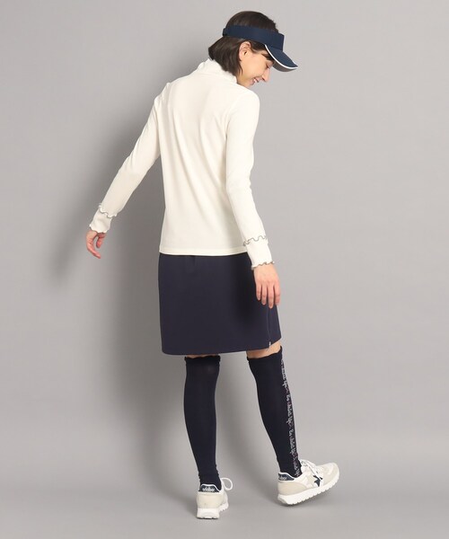 adabat（アダバット）の「メローフリルモックネックプルオーバー（Tシャツ/カットソー・レディース・ブルー/ホワイト/グレー系・38/42/40）」の12枚目の写真