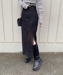 one after another NICE CLAUP | サイドスリットシアータイトスカート  2023SS(スカート)