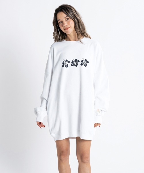 ROXY（ロキシー）の「NEW LOVE/ロキシーワンピース（ワンピース・レディース・グリーン/ホワイト/ネイビー・LARGE/MEDIUM/SMALL）」の2枚目の写真