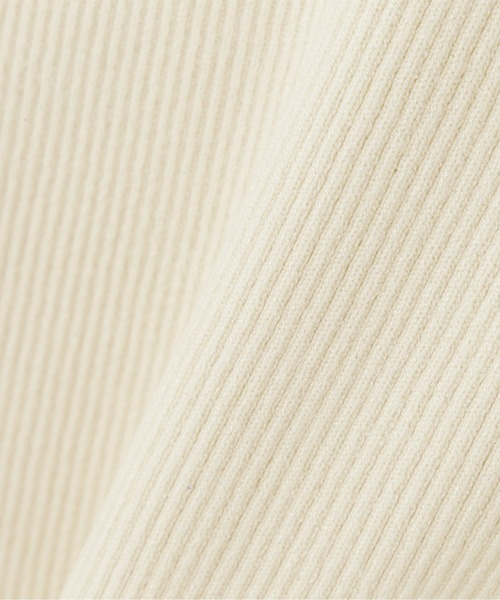 N.（N. Natural Beauty Basic）（エヌエヌナチュラルビューティーベーシック）の「◆ロングポイントカラーポロニット（ニット/セーター・レディース・ネイビー/ベージュ/オフホワイト・MEDIUM）」の21枚目の写真