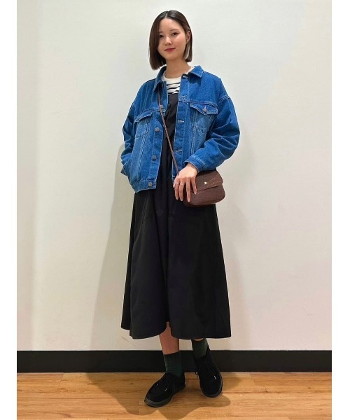 BACK NUMBER（バックナンバー）の「【BACK NUMBER】デニムトラッカージャケット（その他アウター・レディース・ホワイト/ダークインディゴブルー・M/L）」の20枚目の写真