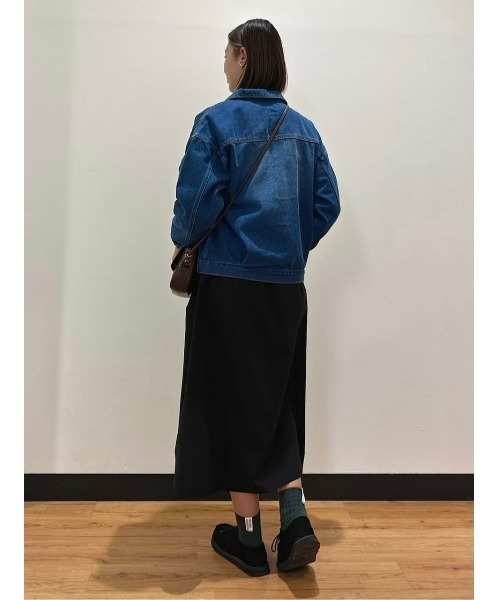 BACK NUMBER（バックナンバー）の「【BACK NUMBER】デニムトラッカージャケット（その他アウター・レディース・ホワイト/ダークインディゴブルー・M/L）」の22枚目の写真