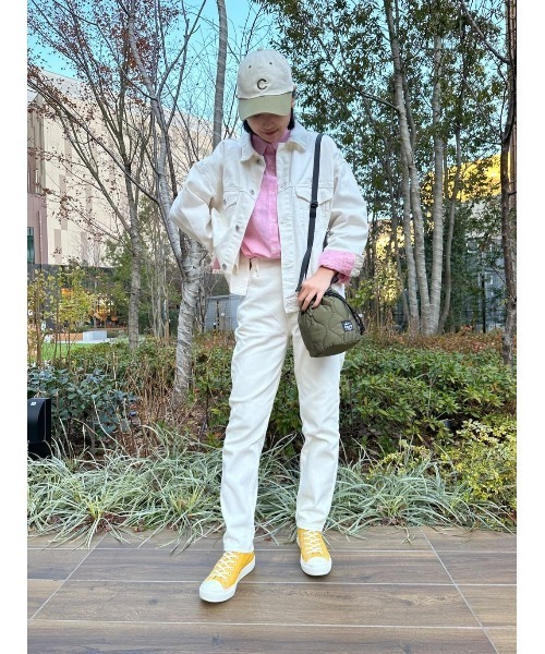 BACK NUMBER（バックナンバー）の「【BACK NUMBER】デニムトラッカージャケット（その他アウター・レディース・ホワイト/ダークインディゴブルー・M/L）」の10枚目の写真