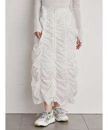 【emmi atelier】フロントジップシャーリングスカート