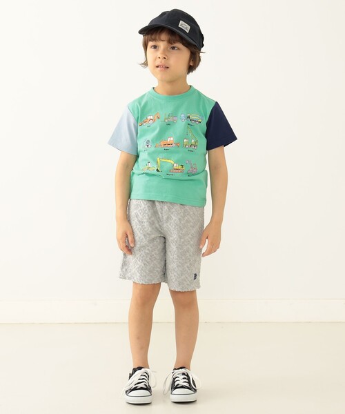 BEAMS mini（ビームスミニ）の「BEAMS mini / ロゴパイル ショーツ 23SS（90～150cm）（その他パンツ・キッズ・トップグレー/グリーン/ネイビー・90/100/110/120/130/140/150）」の13枚目の写真