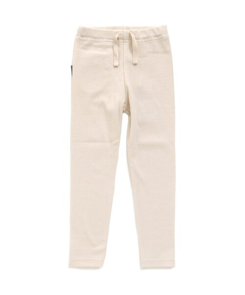 apres les cours(アプレレクール)の「【無地・ボーダー】リブレギンス/7days Style pants_10分丈(その他パンツ・キッズ・ブラック/グリーン/チャコール/キナリ/ピンク・120/100/80/130/90/110)」の1枚目の写真