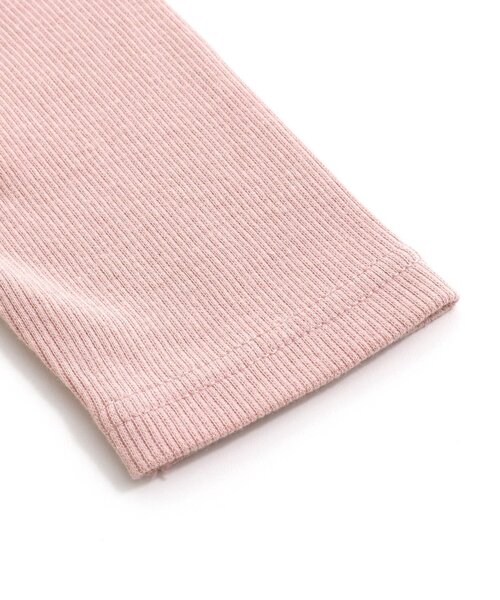 apres les cours(アプレレクール)の「【無地・ボーダー】リブレギンス/7days Style pants_10分丈(その他パンツ・キッズ・ブラック/グリーン/チャコール/キナリ/ピンク・120/100/80/130/90/110)」の9枚目の写真