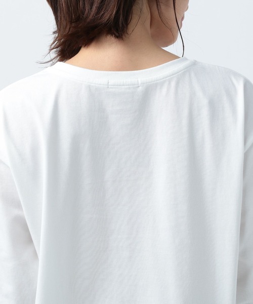 BAYFLOW（ベイフロー）の「ラウンドインナーロンT（Tシャツ/カットソー・レディース・オフホワイト・SMALL/MEDIUM）」の8枚目の写真