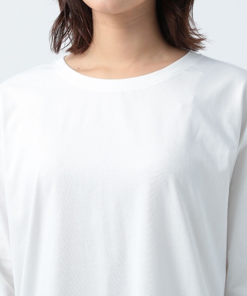 BAYFLOW（ベイフロー）の「ラウンドインナーロンT（Tシャツ/カットソー・レディース・オフホワイト・SMALL/MEDIUM）」の9枚目の写真