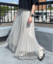 PAGEBOY | チュールランダムプリーツスカート(スカート)