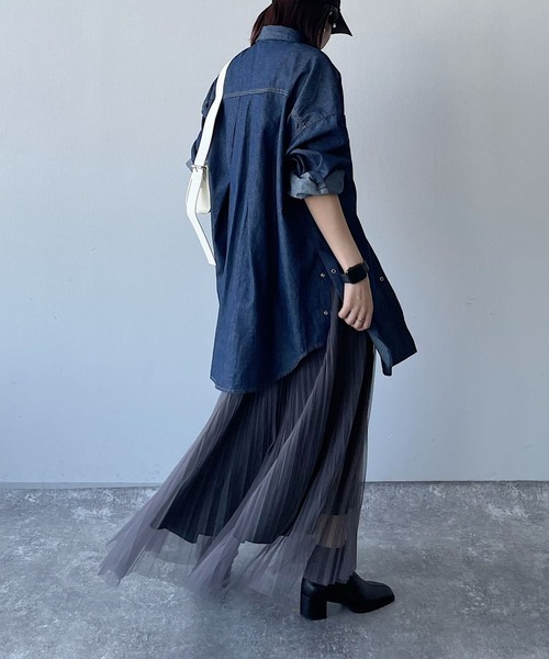 驚きの激安価格 PAGEBOY（ページボーイ）の「チュールランダムプリーツスカート トップス