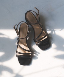 YECCA VECCA | スクエアトゥストラップサンダル(サンダル)