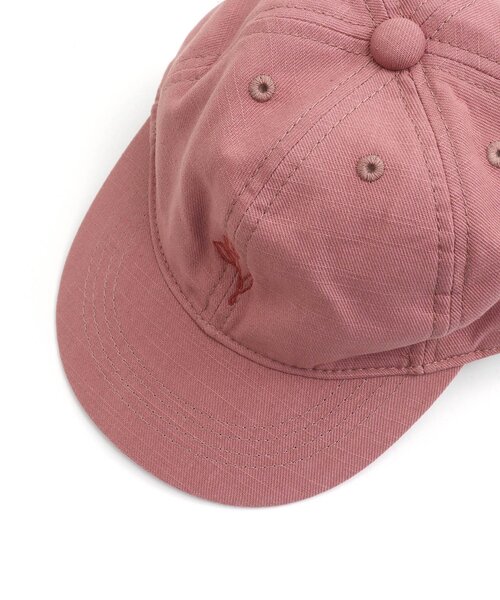 BREEZE（ブリーズ）の「刺繍リボンキャップ（キャップ・キッズ・イエロー/ピンク/アイボリー・50/54/58）」の9枚目の写真