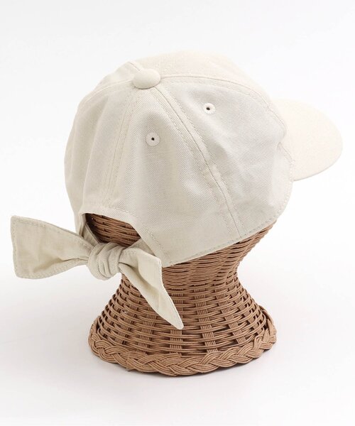 BREEZE（ブリーズ）の「刺繍リボンキャップ（キャップ・キッズ・イエロー/ピンク/アイボリー・50/54/58）」の21枚目の写真