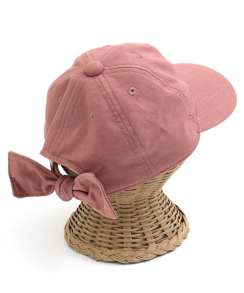 BREEZE（ブリーズ）の「刺繍リボンキャップ（キャップ・キッズ・イエロー/ピンク/アイボリー・50/54/58）」の22枚目の写真